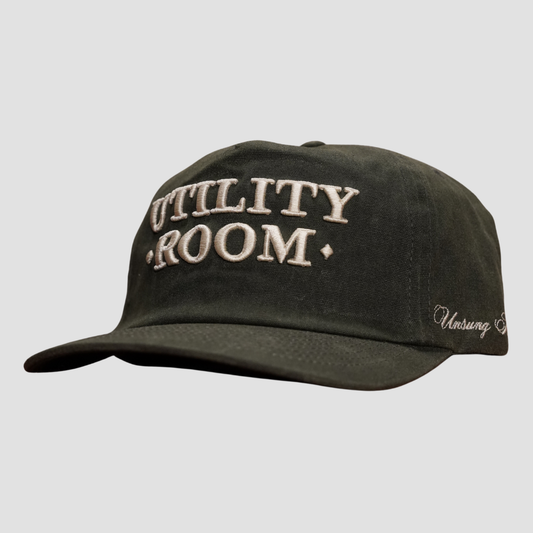 Green Waxed Cotton Cap