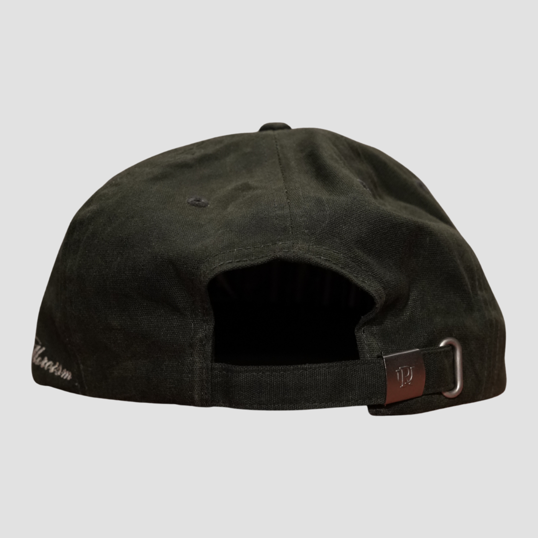 Green Waxed Cotton Cap